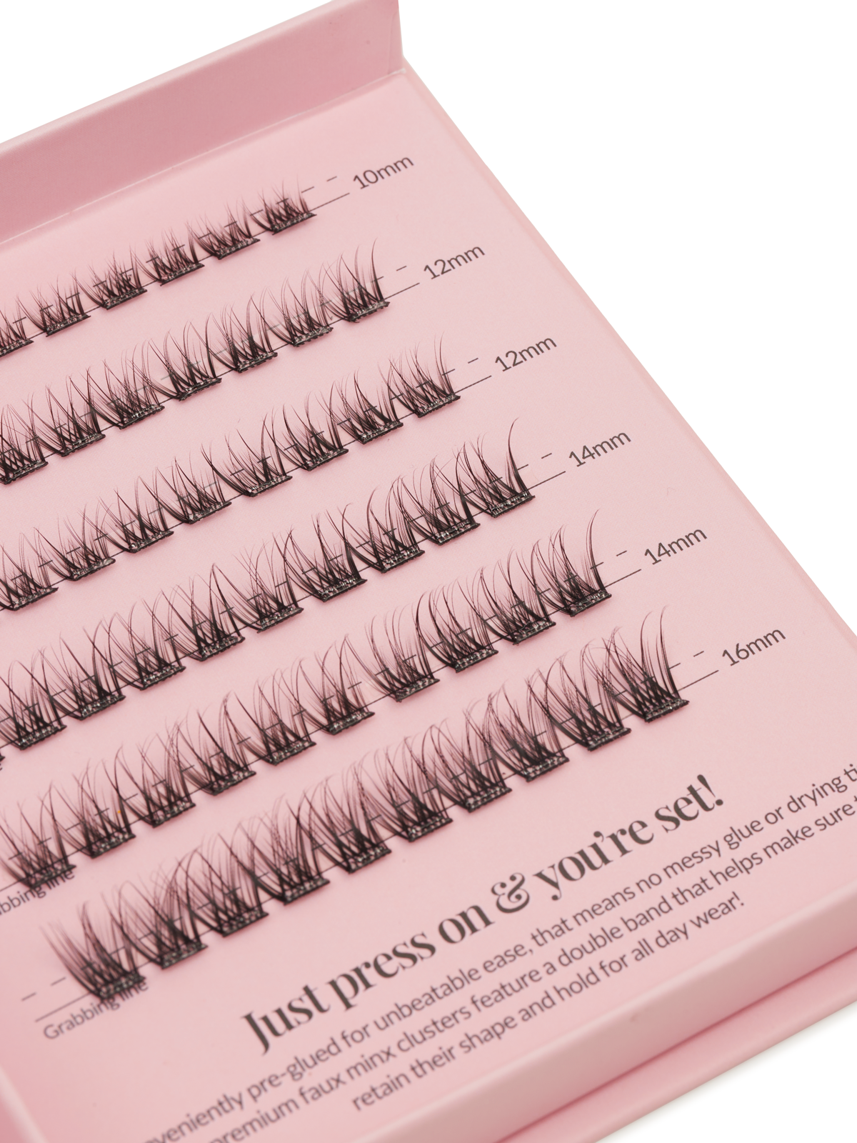 Press On Lashes - Style Natural