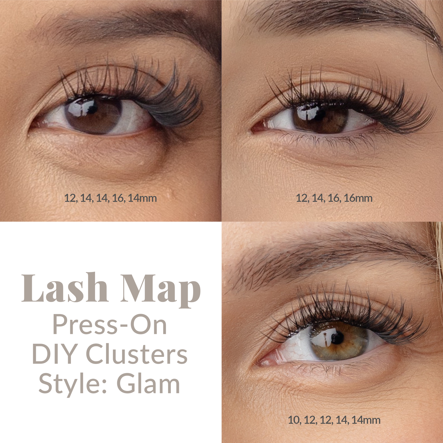 Press On Lashes - Style Glam