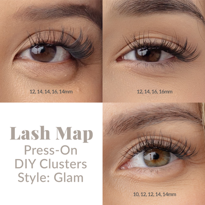 Press On Lashes - Style Glam